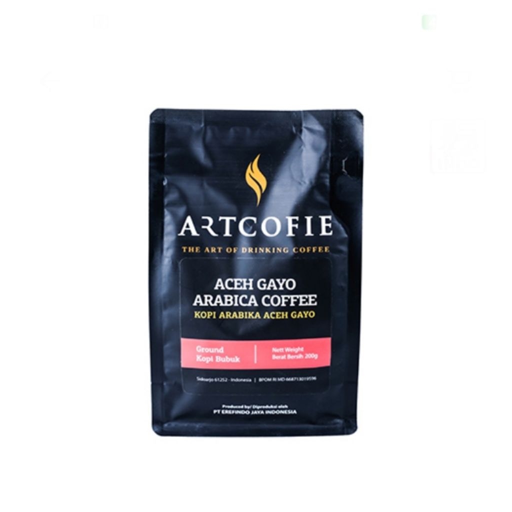 artcofie kopi bubuk arabica Aceh Gayo 200 gr