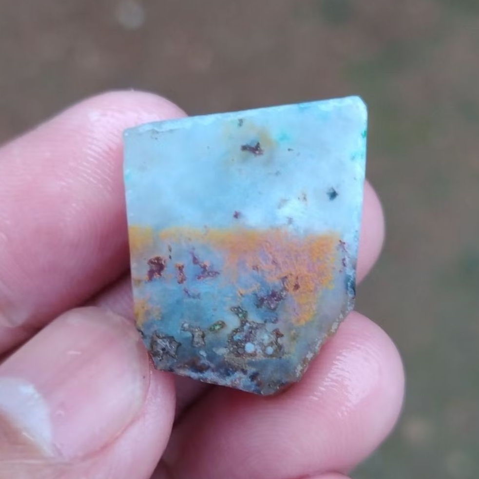 (BISA COD) Bahan Batu Akik Pancawarna Garut Kirpay kristal