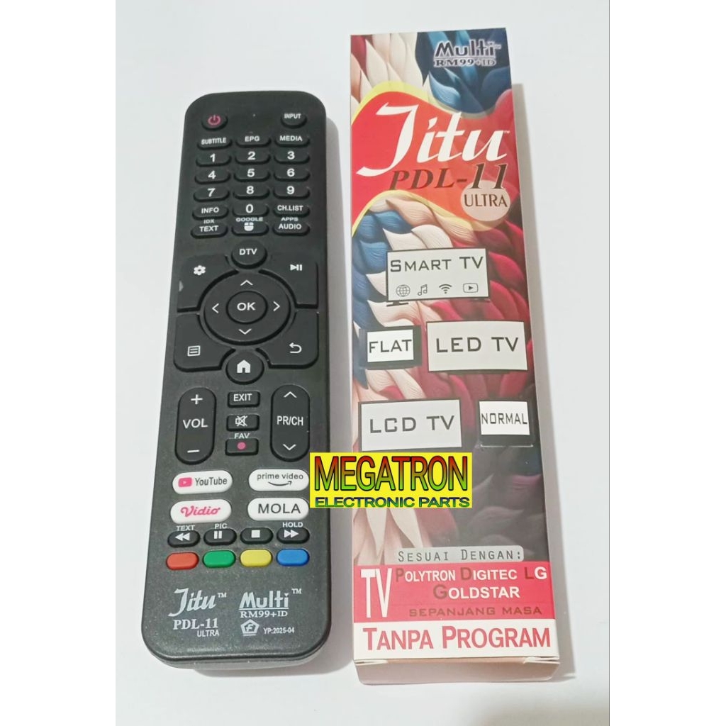 Remote TV Tabung/LCD/LED/SMART TV Jitu Polytron