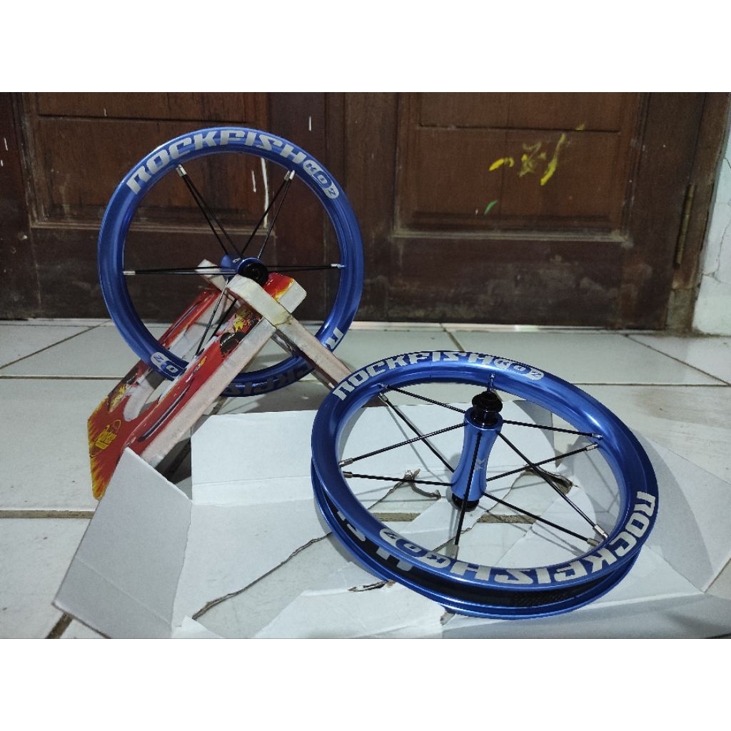 wheelset pushbike rockfish k02 biru