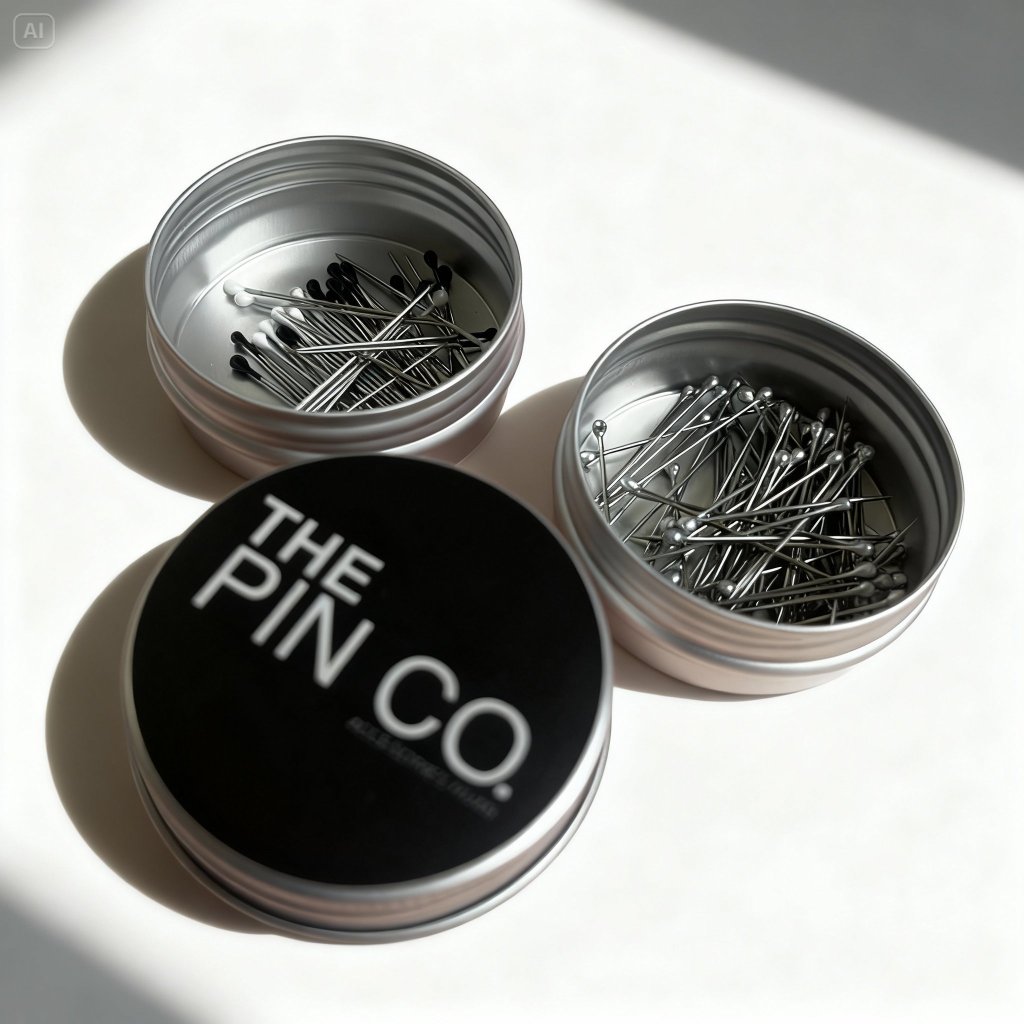 Jarum Pentul Mini 2.5cm – Jarum Pentul Kecil untuk Hijab | Premium | The Pin Co