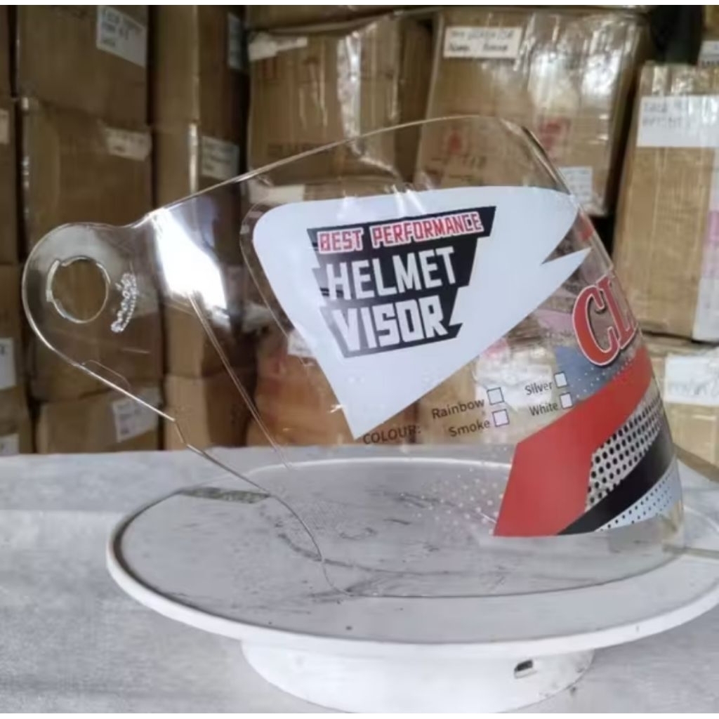 kaca helm kyt venom rr / kaca helm kyt venom rf original clear