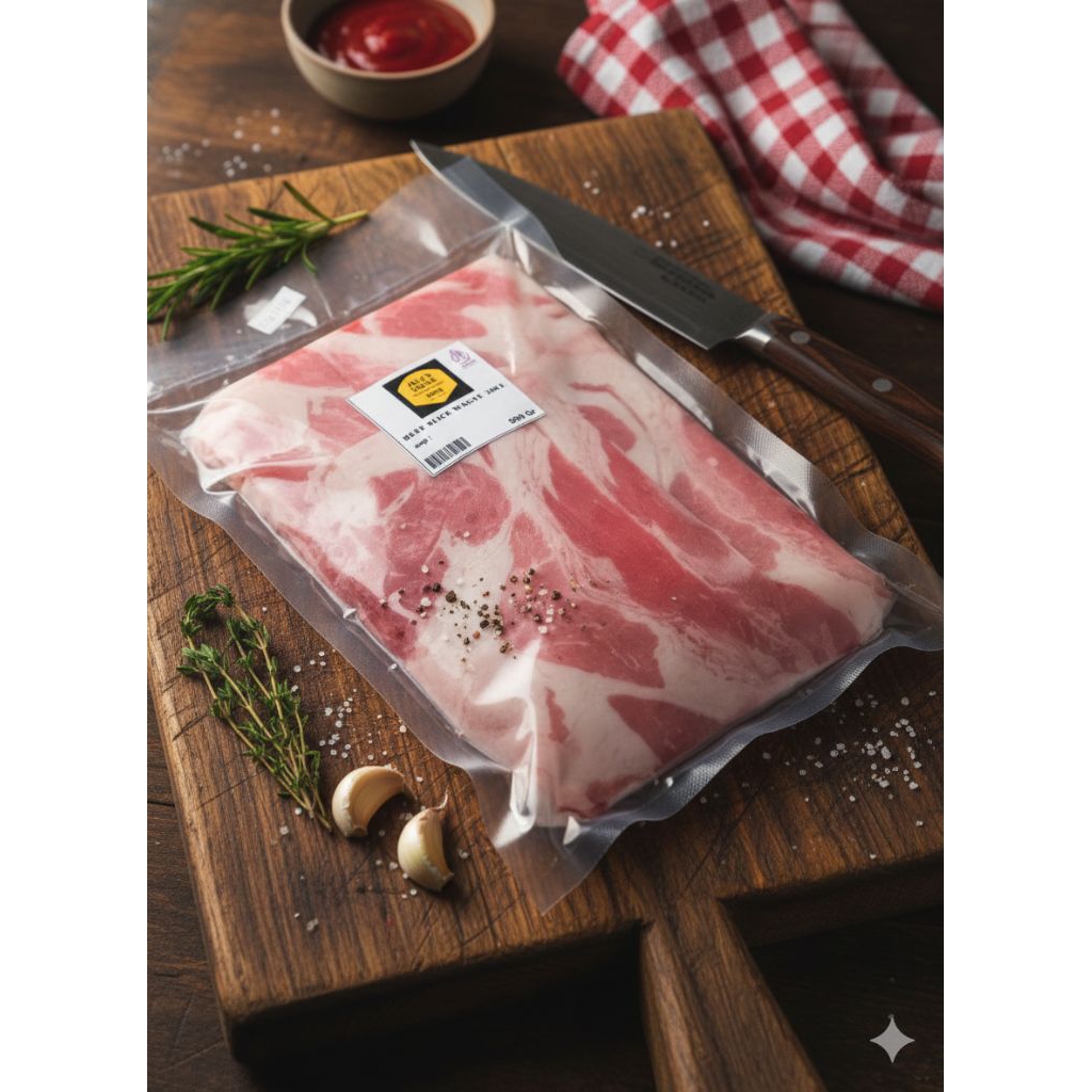 BEEF SLICE WAGYU AUSTRALIA DAGING SLICE WAGYU FAT