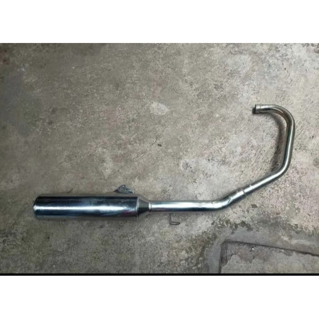 knalpot honda tiger lama pnp mega pro gl max barang asli original copotan masih layak pakai standar.