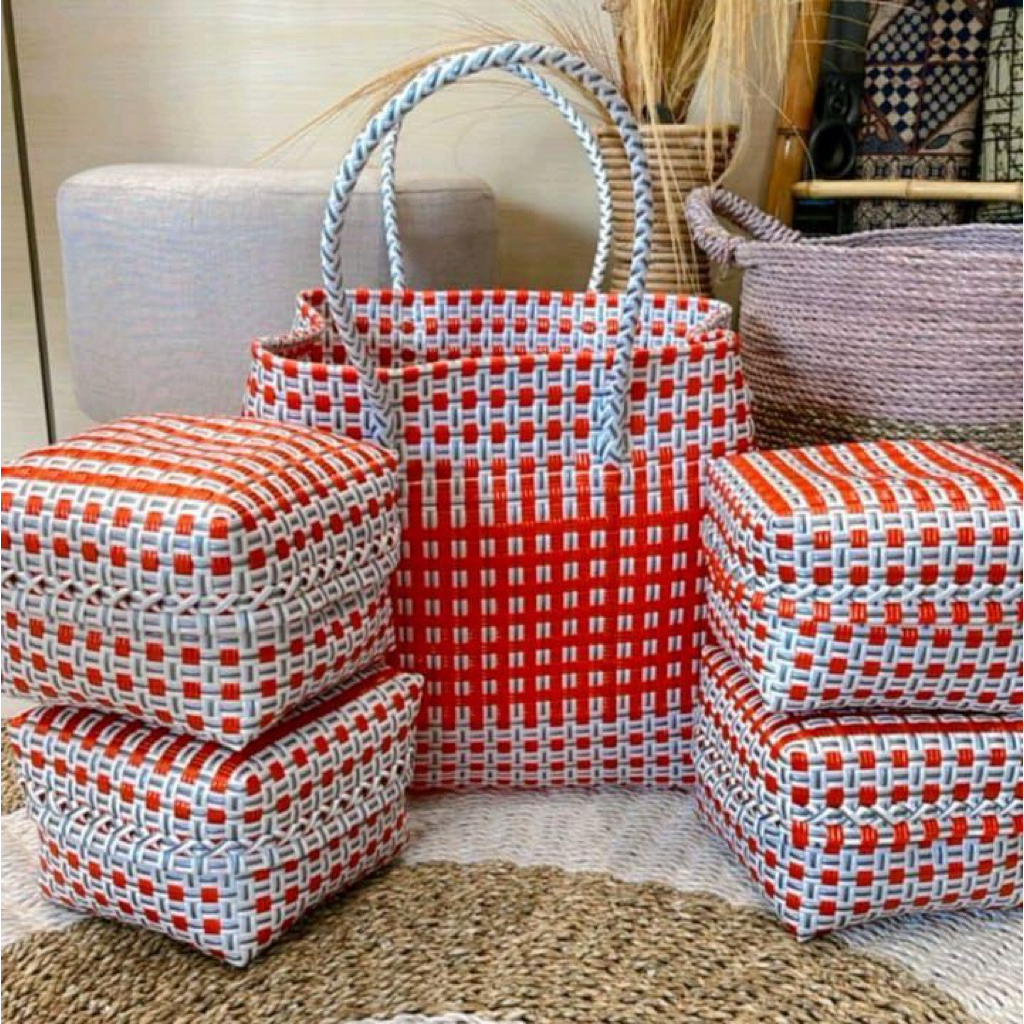 Tas Set Keben Isi 4 bahan jali FREE BESEK BAMBU