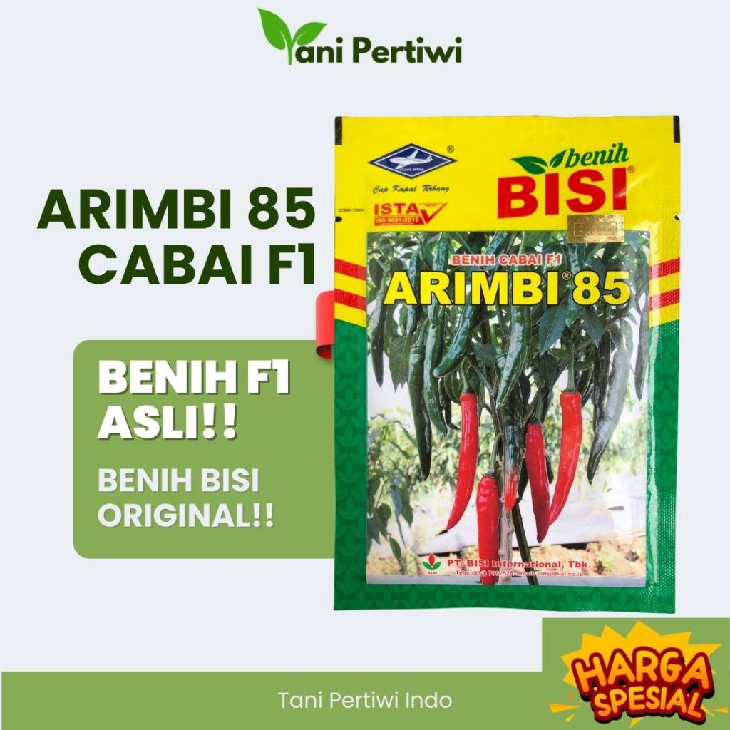 Benih Cabai F1 - Benih BISI ARIMBI 85 Cabai Besar