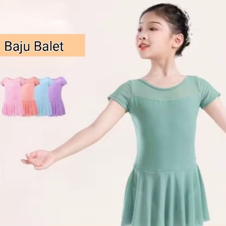 Day Dance Baju anak impor dress perempuan dance leotard dancing baju ballet balet