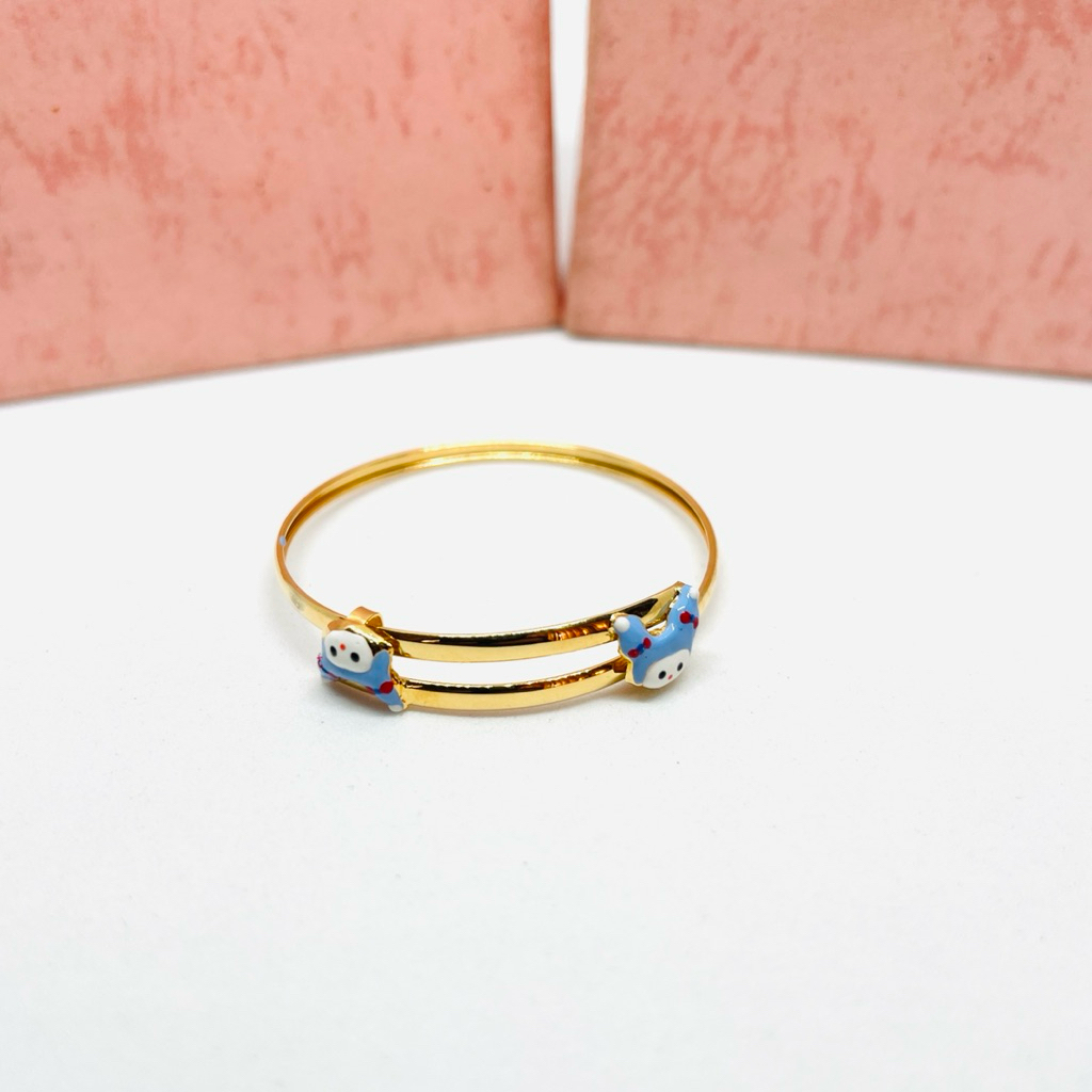 Gelang Bayi Newborn Emas Kadar 300/6k