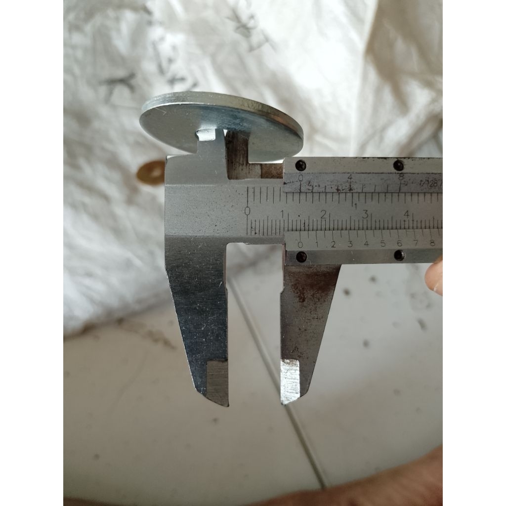 Ring plat galvanis m12 lebar 41mm, tebal 3mm