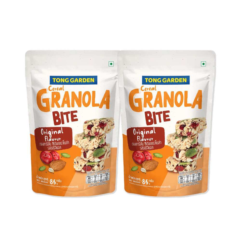 Bundle 2 pcs Tong Garden Granola Bite Original - Granola Rasa Original 85 g x 2