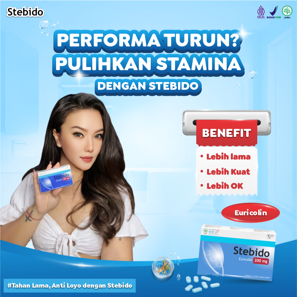 Stebido Suplemen Pria - Stebido 30 Kaplet 200 mg