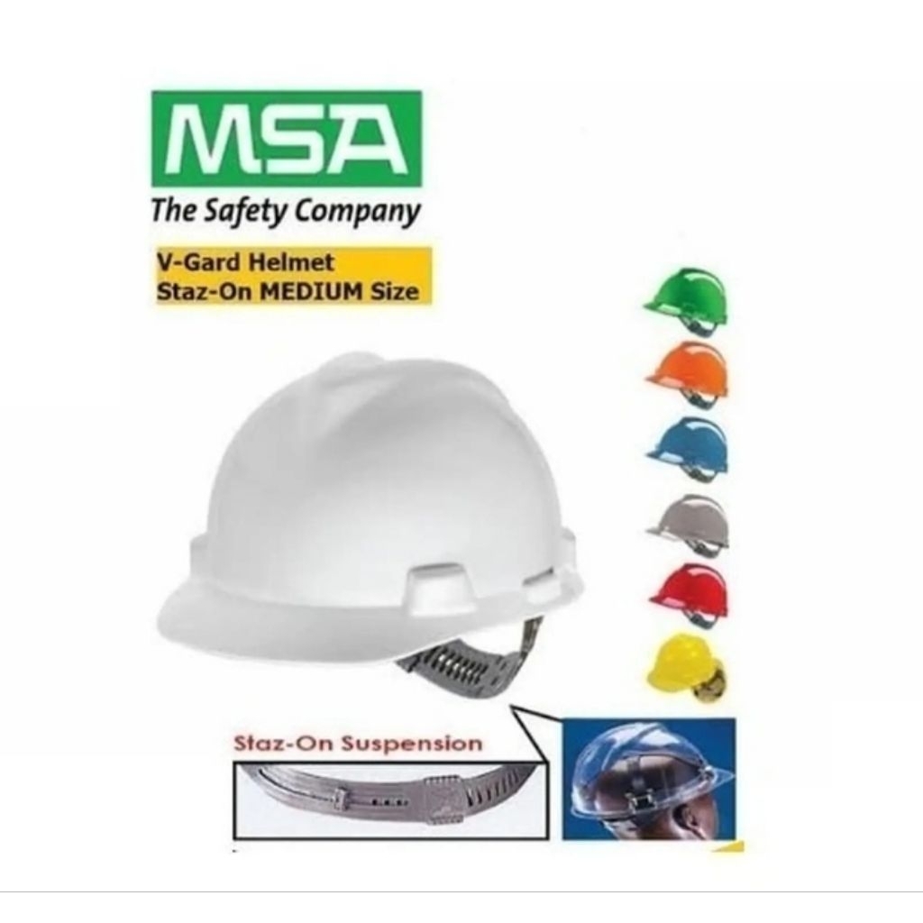 Helm MSA Lokal / Helm Safety MSA Lokal Original