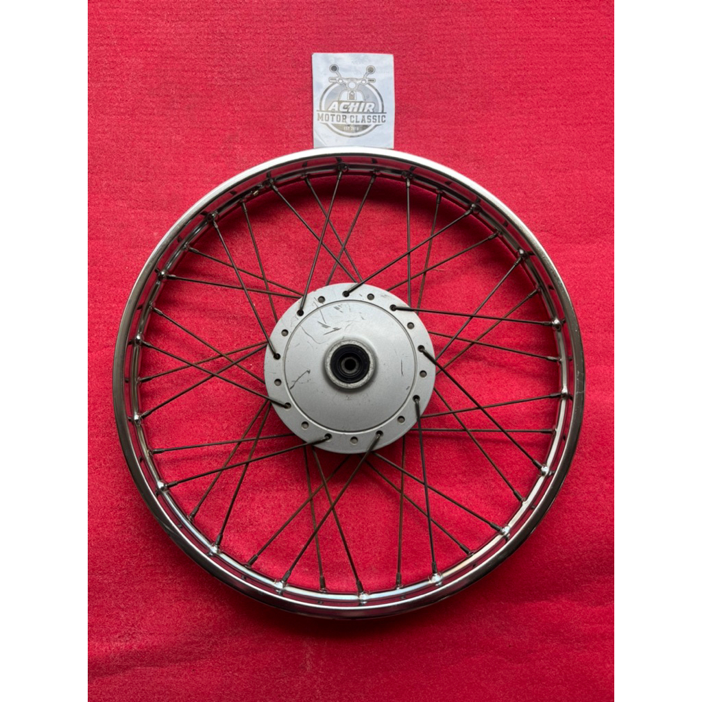 roda depan tromol depan set Velg honda Astrea Star Astrea 800 original lepasan
