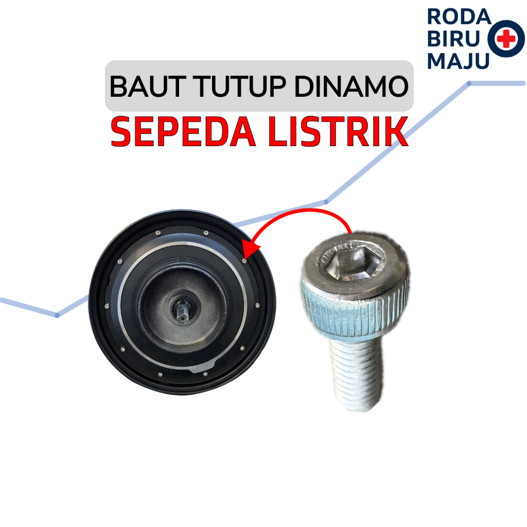 Baut Tutup Cover Dinamo BLDC Sepeda Listrik
