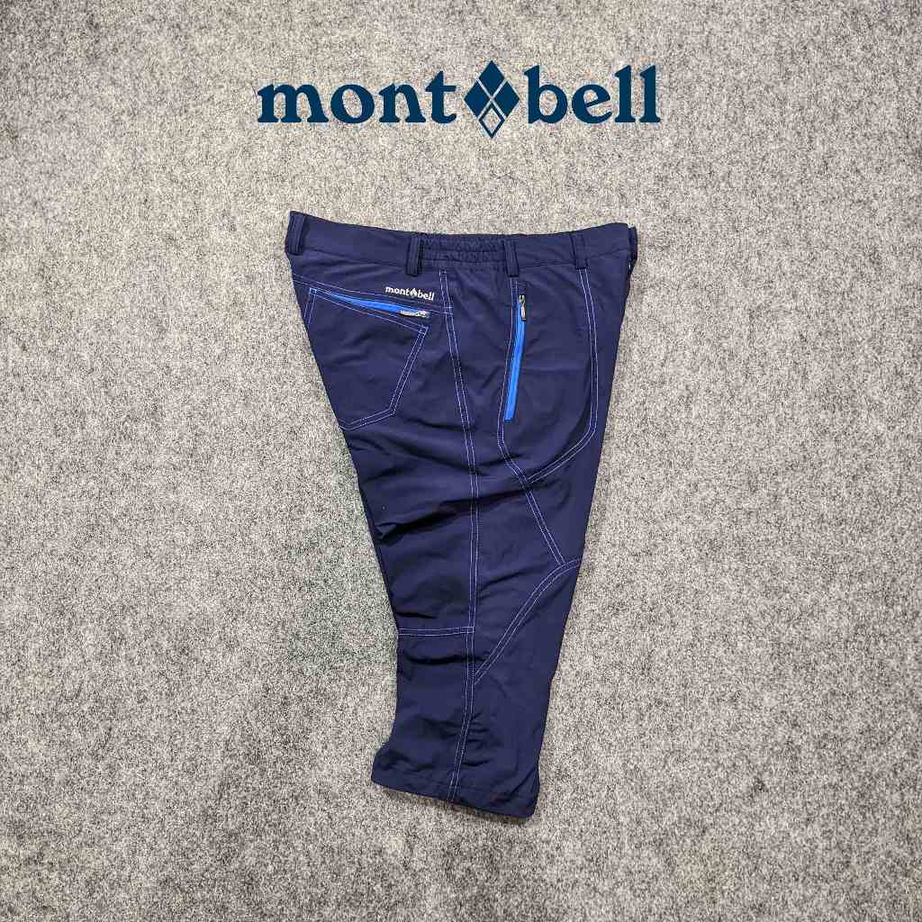 Montbell Size 32-34 Celana Outdoor Pendek Pria Sport Hiking Camping Trekking Second Bekas Original -