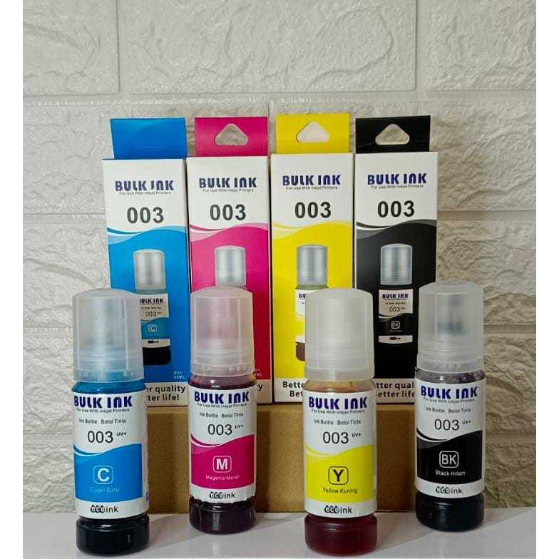 Tinta Korea Bulk ink 003 / Tinta 003 Bulk Ink Hitam Black Cyan Magenta Yellow
