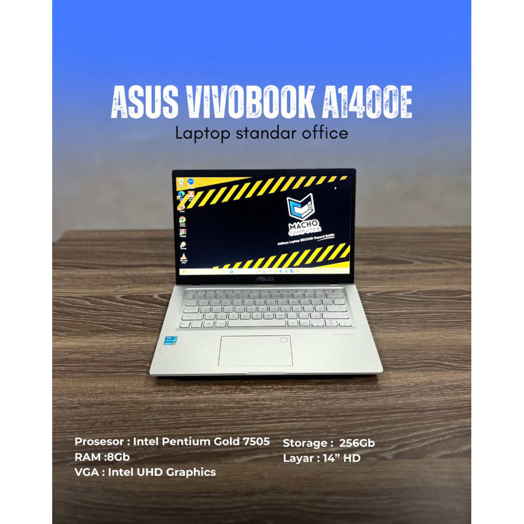Asus Vivobook A1400E intel pentium glod 7505
