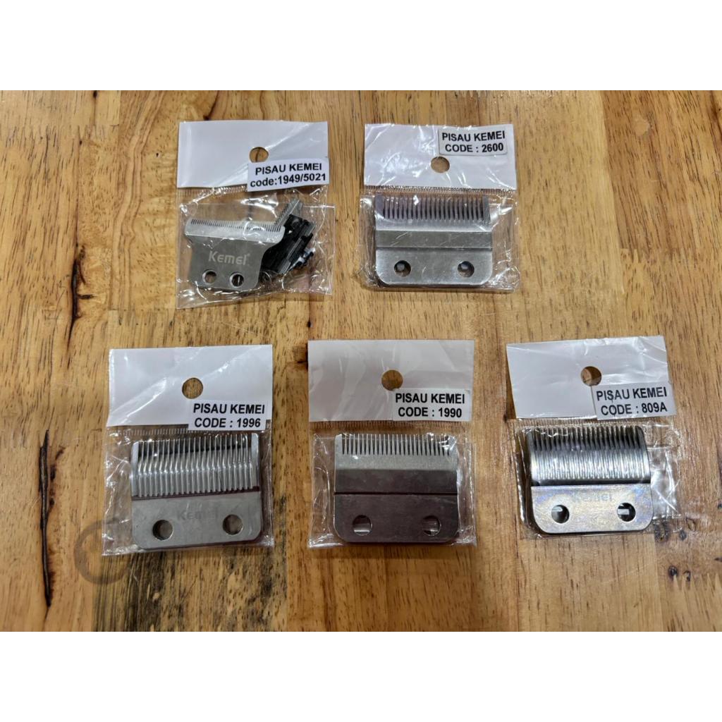 Mata Pisau KEMEI Sparepart KEMEI Pisau Cukur KEMEI Original 2600/1990/1949/5021/809A/1996