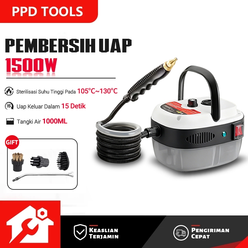 PPD Mesin Pembersih Uap 3bar Mesin Pembersih Uap Bertekanan Tinggi Suhu Tinggi Kap Mesin Pembersih