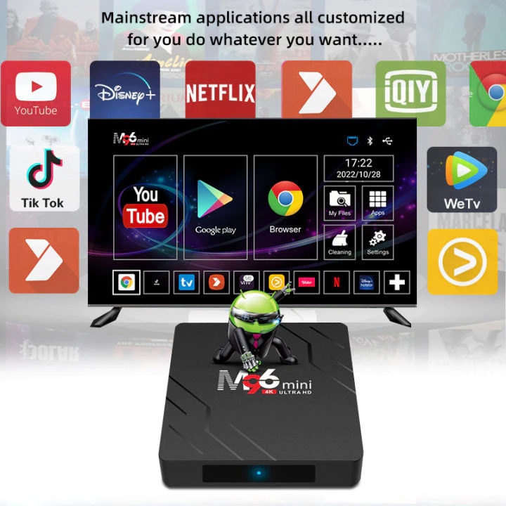 NEW Tripsky M96mini Android tv box 8K HD Smart Tv Box Android 13 os Ram2G Rom16G Stb Tv Box Android