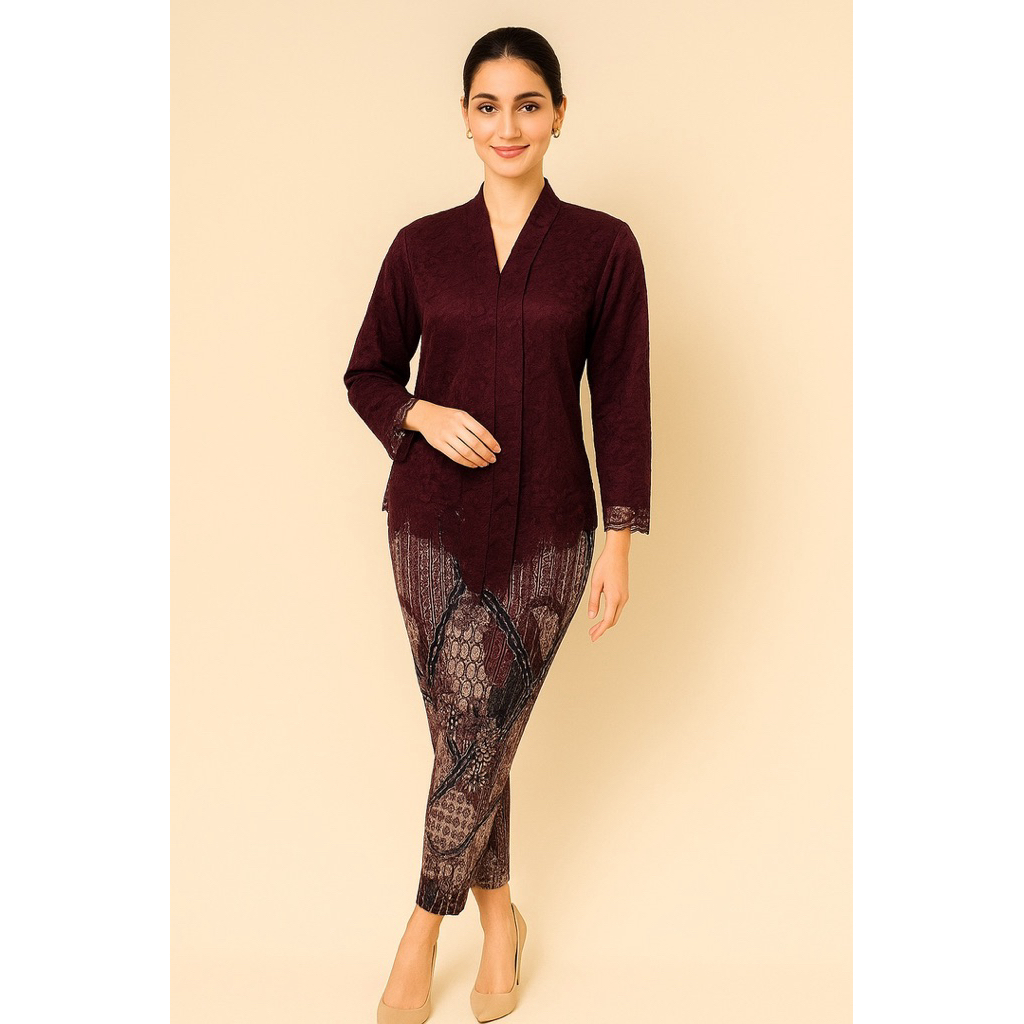 (FREE BROSS) KIRANA OL - KEBAYA MODERN - KEBAYA BROKAT BUSUI MODERN - KEBAYA PESTA - KEBAYA FLOY KAR