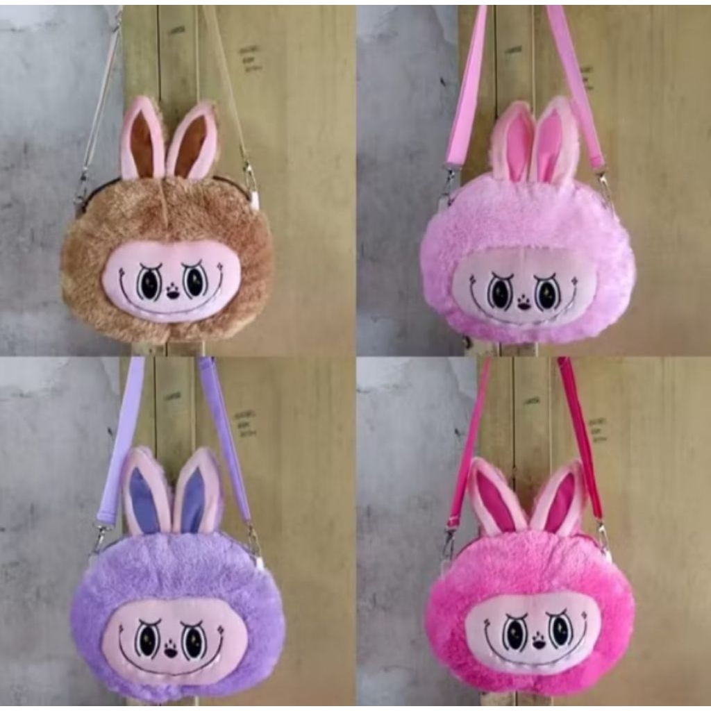 Tas boneka anak tas slempang anak labubu virall murah