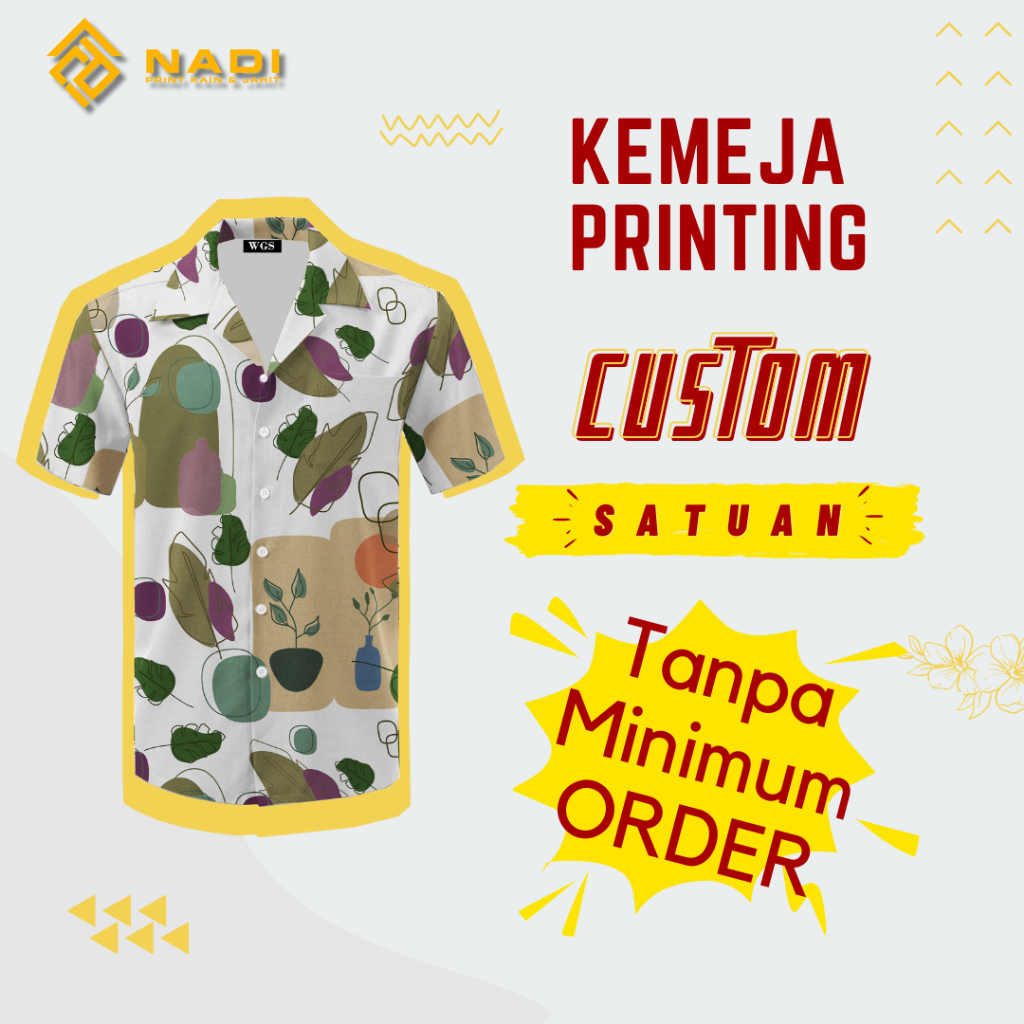 Kemeja Printing Custom