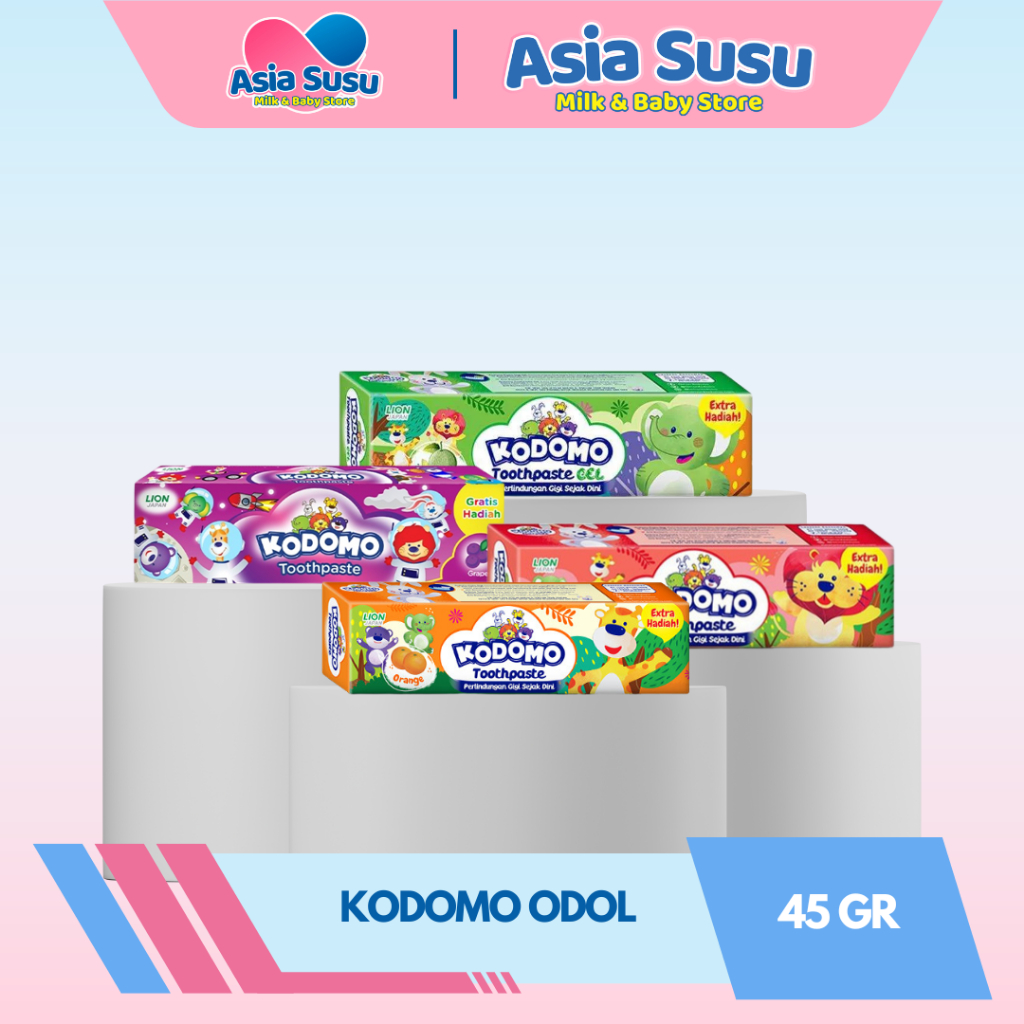 KODOMO TOOTHPASTE 45gr - Pasta Gigi Anak - Odol - Gel
