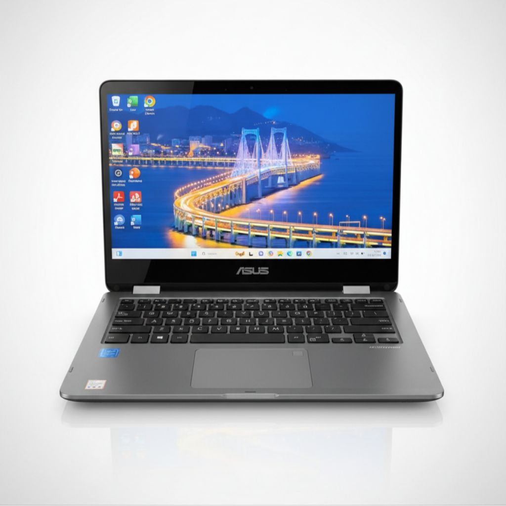 Asus Vivobook Flip 14 TP401MA Touchscreen Intel Celeron N4020 | RAM 4GB SSD 256GB | Windows 10 | Sec