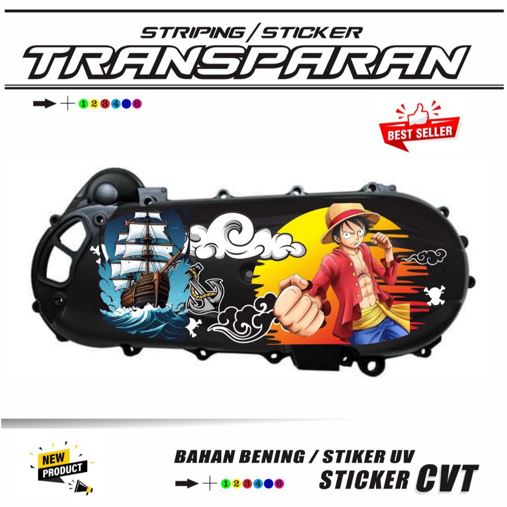 STICKER TRANSPARAN CVT BEAT VARIO SCOOPY