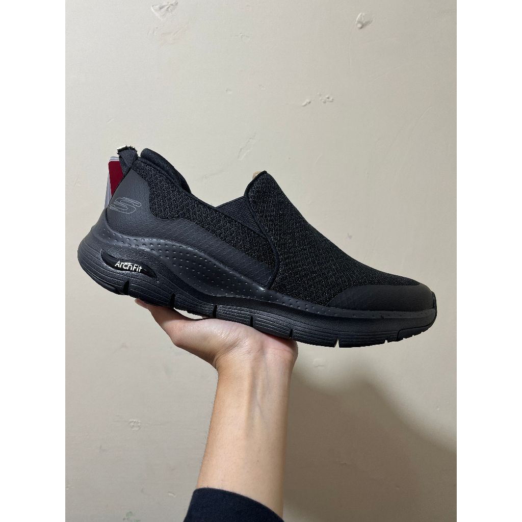 SKECHERS ARCH FIT - BANLIN MONO BLACK / MENS ORIGINAL  232043BBK