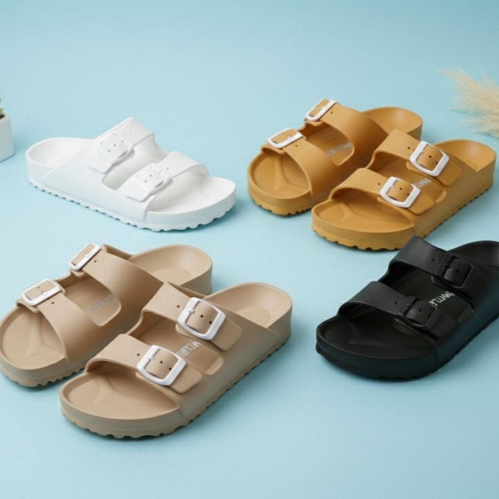 LIMITLESS Sendal Casual Cowok dan Cewek Korean Style