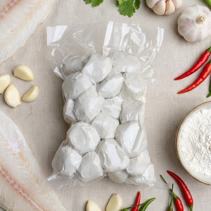 Basreng Mentah Vakum 1Kg KATAJI Fresh Kualitas Pabrik Langsung