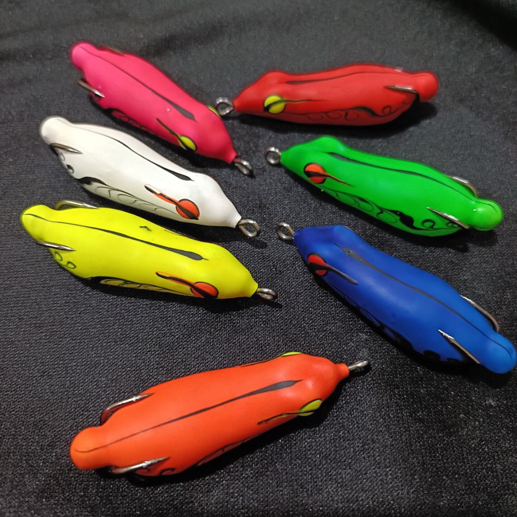 SOFT FROG GEOL 5CM NO BRAND UMPAN CASTING GABUS DAN TOMAN
