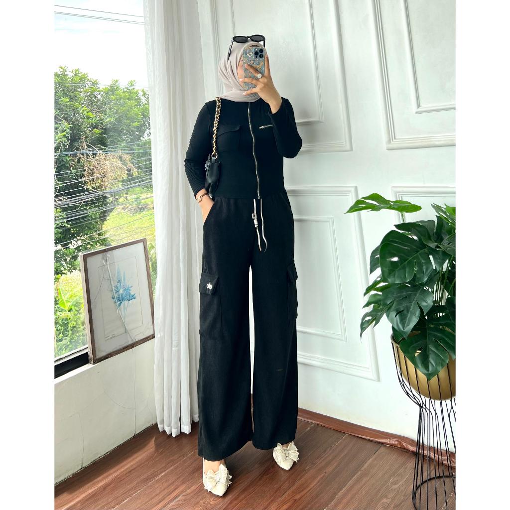 Celana Kulot Cargo ALO Kece