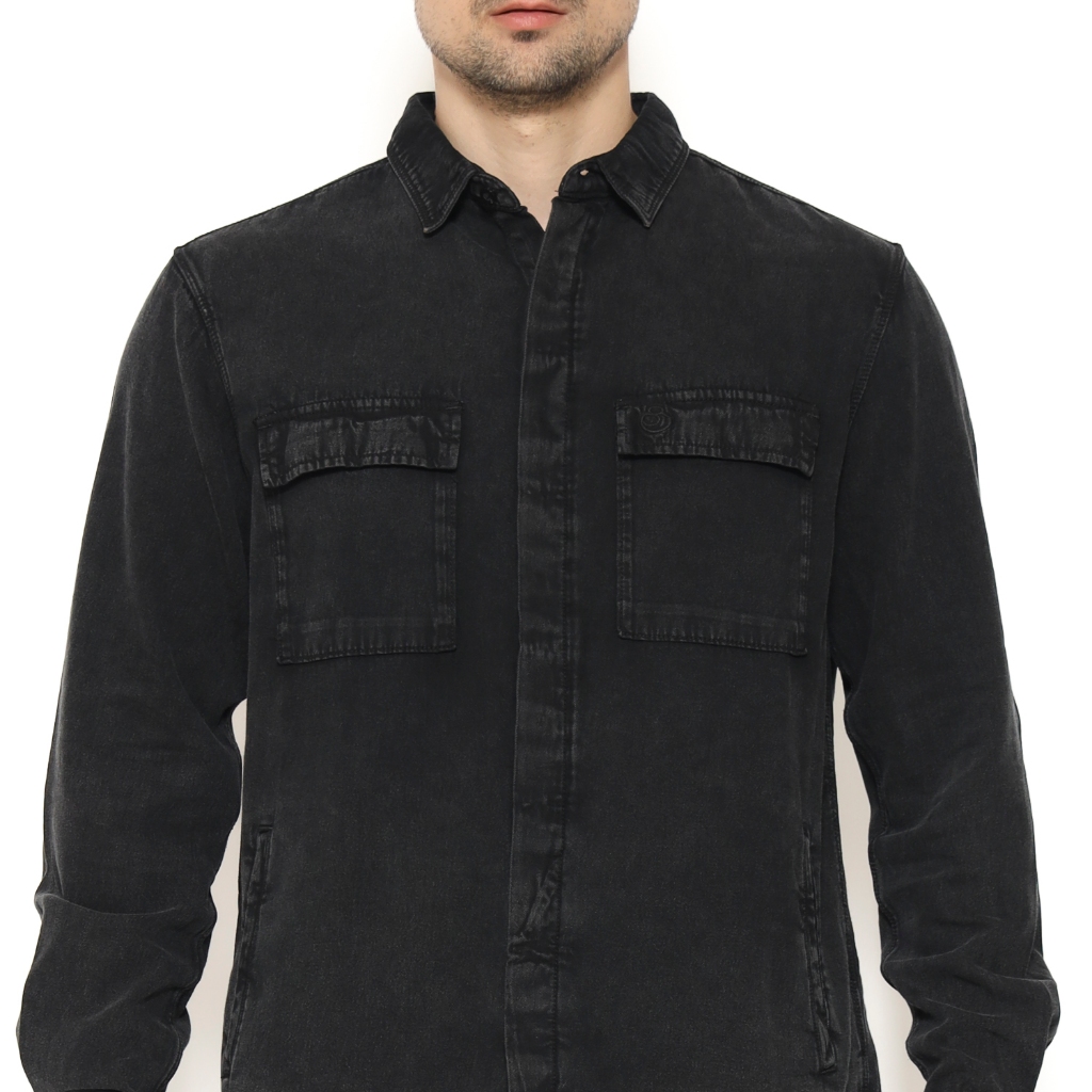 Juice Ematic Kemeja Lengan Panjang Pria Tening Men Shirt Long Planet Surf