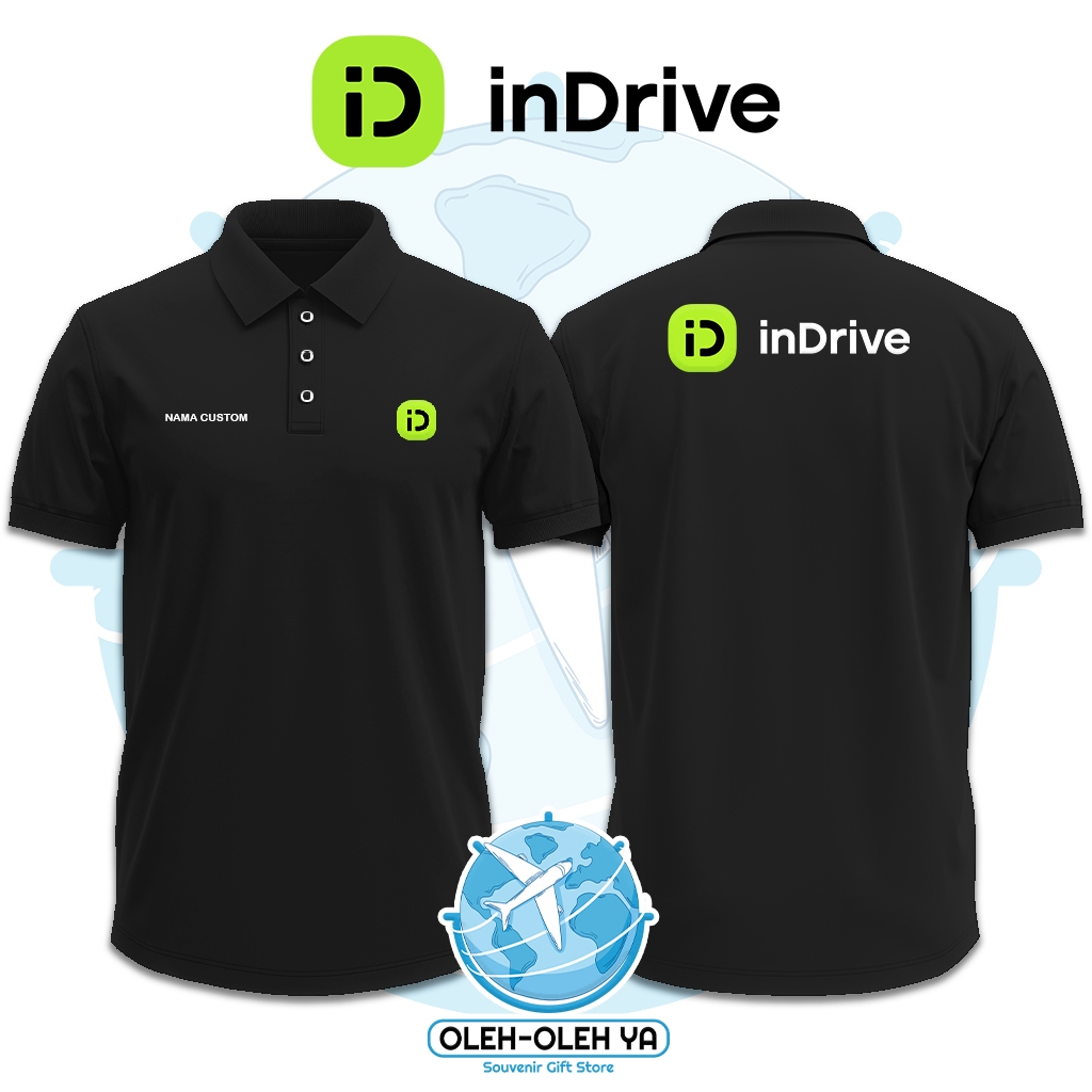 Oleh Oleh Ya Kaos Kerah Wangki Polo Shirt Kaos Kerja Wangki - inDriver - Sablon DTF Bordir O2Y-WSC11