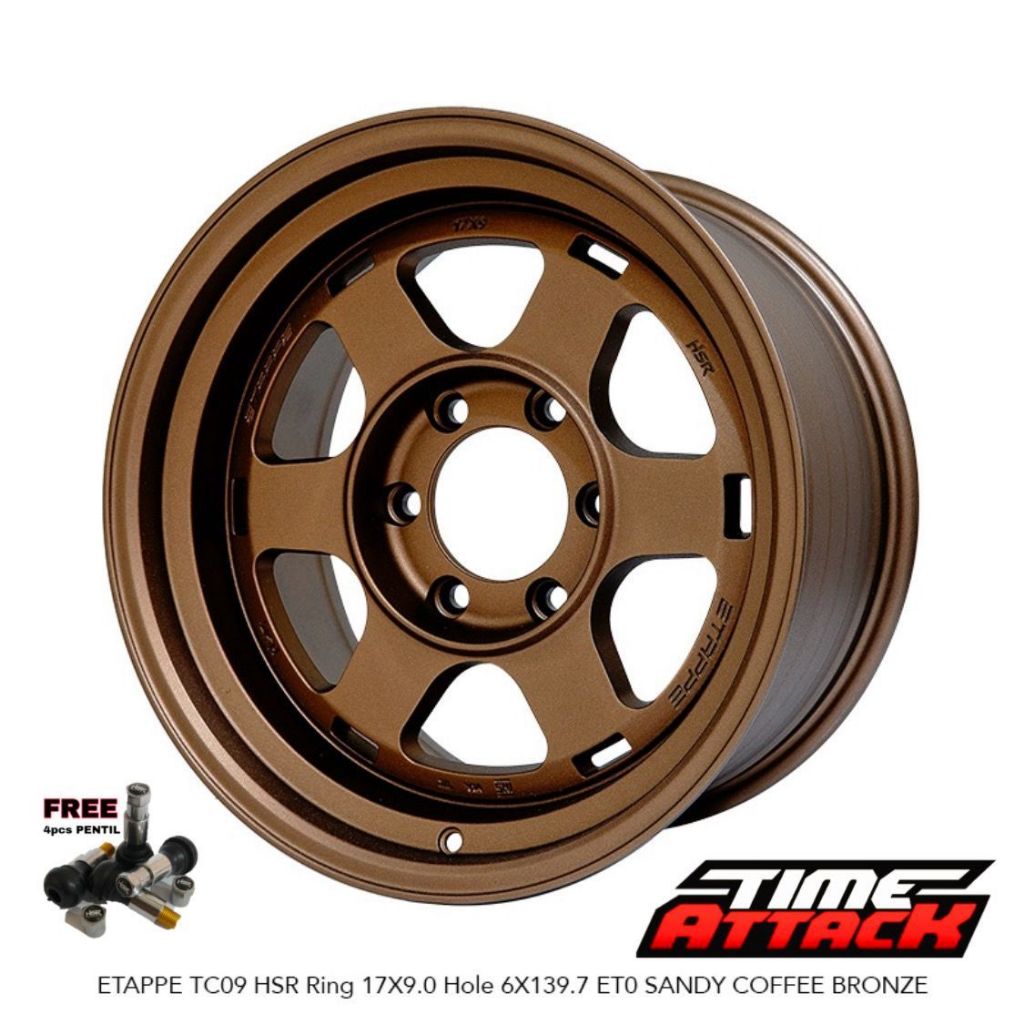 Velg Mobil Fortuner Ring 17 HSR WHEEL Tipe Etappe Velg Hsr R17