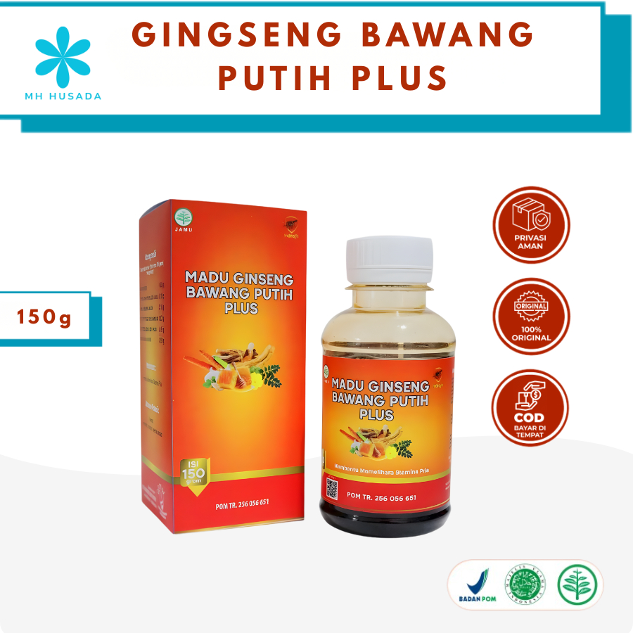 Madu Madu Alami Plus Ginseng Garlic Tribulus Gairah Wanita Halal Bpom