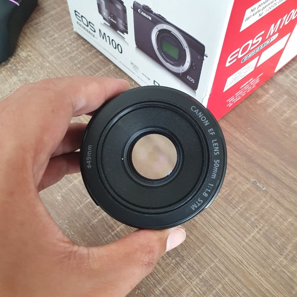 Lensa fix canon 50mm stm