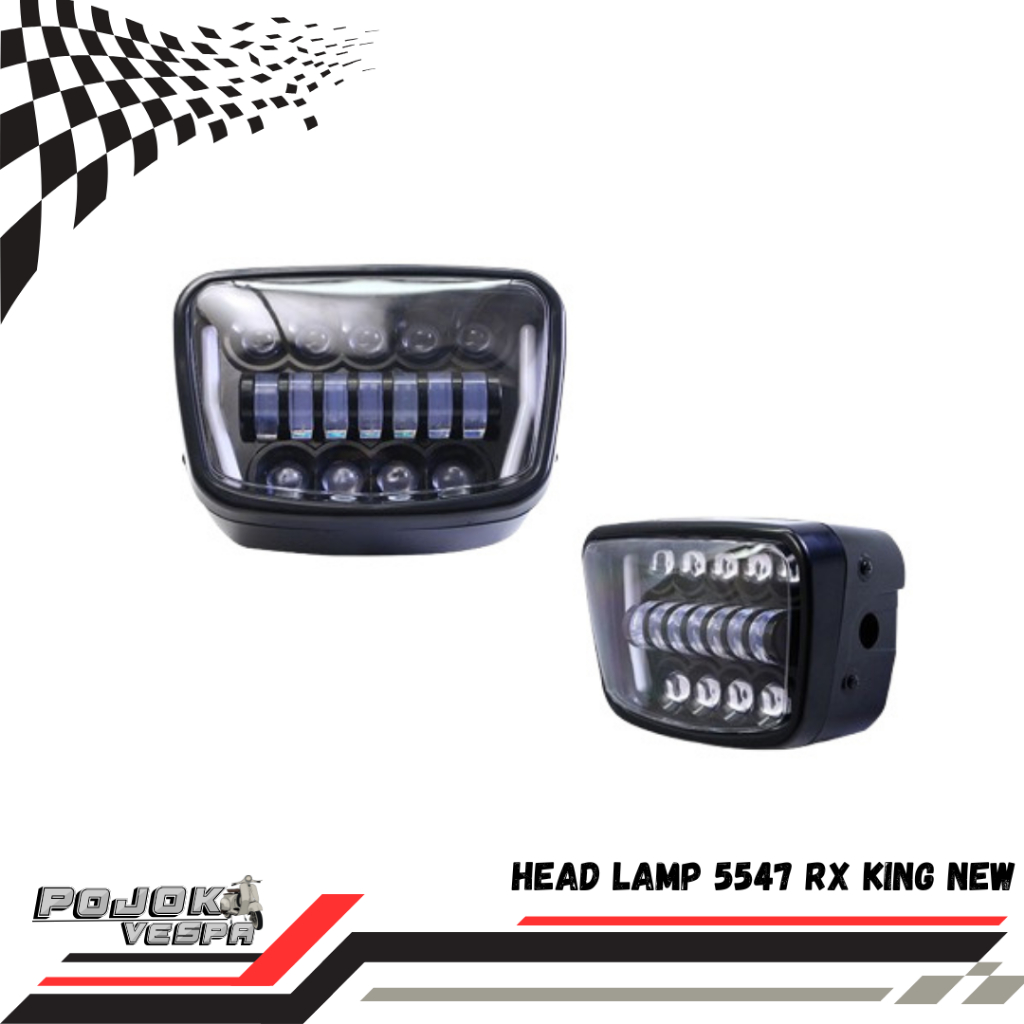 HeadLamp LED LTC-5547 RX-KING New - LTC