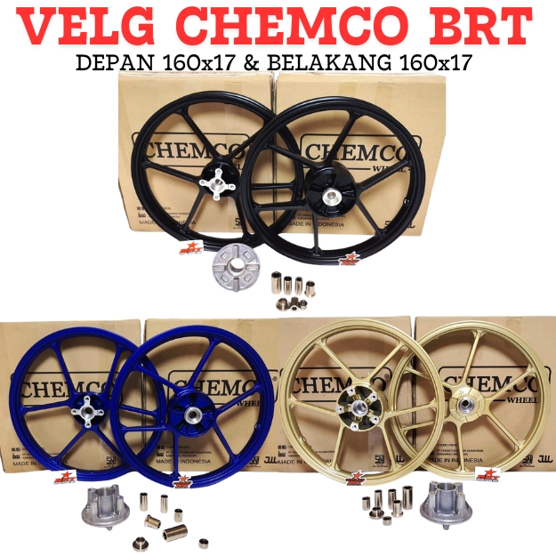 VELG BRT CHEMCO DOUBLE DISK MODIF CUSTOM 160 Ring 17 MX KING SONIC Supra GTR SATRIA F FU GSX Custom 