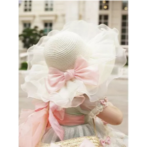 Topi Anak Perempuan LOLITA/ LOLITA SUMMER HAT/ Topi Anak Pita Lucu