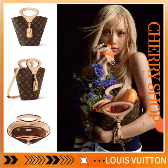 Louis Vuitton LV RIVAGE BB Hand Bucket Bag Tas Tangan & Tas Bahu Wanita