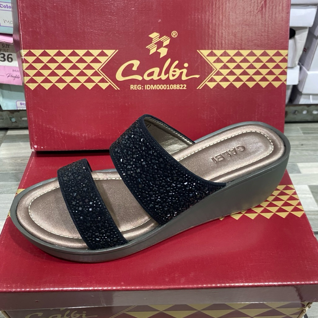 CALBI - FKX.2041 - SANDAL CALBI WANITA WEDGES - SANDAL WANITA CALBI ORIGINAL