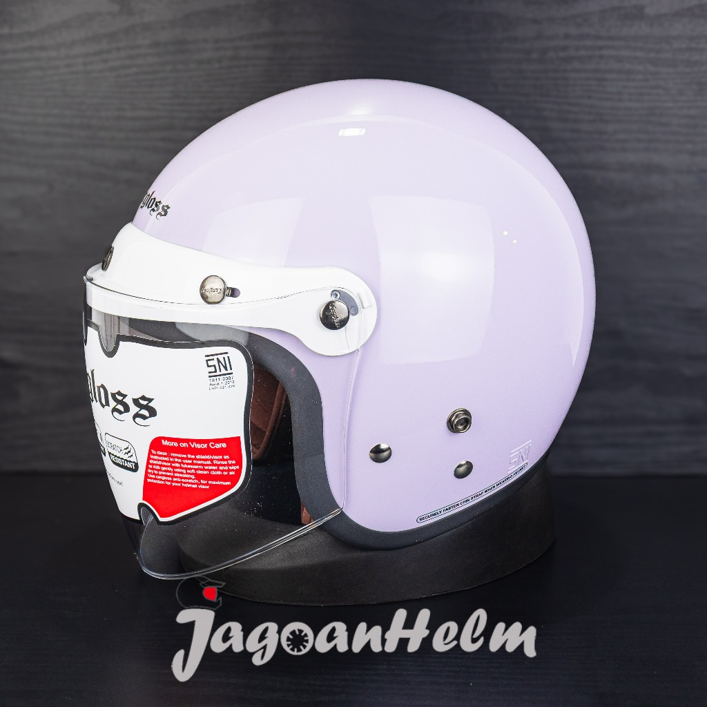 CARGLOSS HELM CF HIJAB RETRO | LILAC | CFH HIJAB CARGLOS