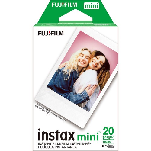 Fujifilm Instax Paper Mini Film Instax Mini Refill Original - Instax Mini Film Photo Slide, Blue Mar