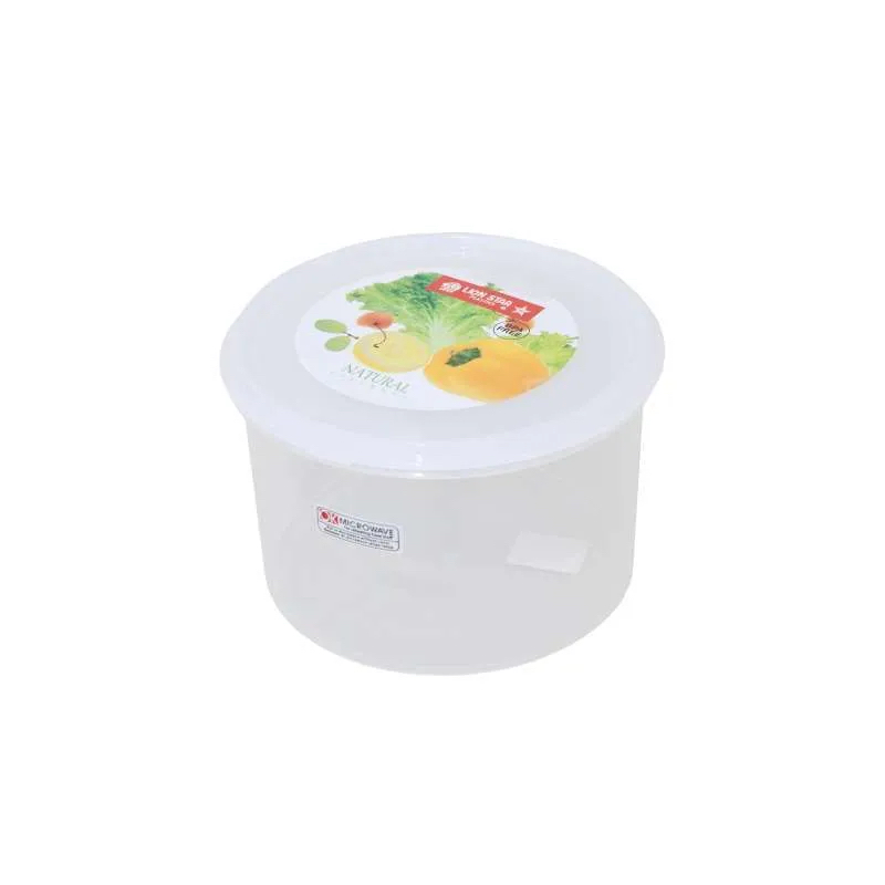 LION STAR toples plastik bulat SW-72 / tempat penyimpan makanan lion star / toples plastik lion star