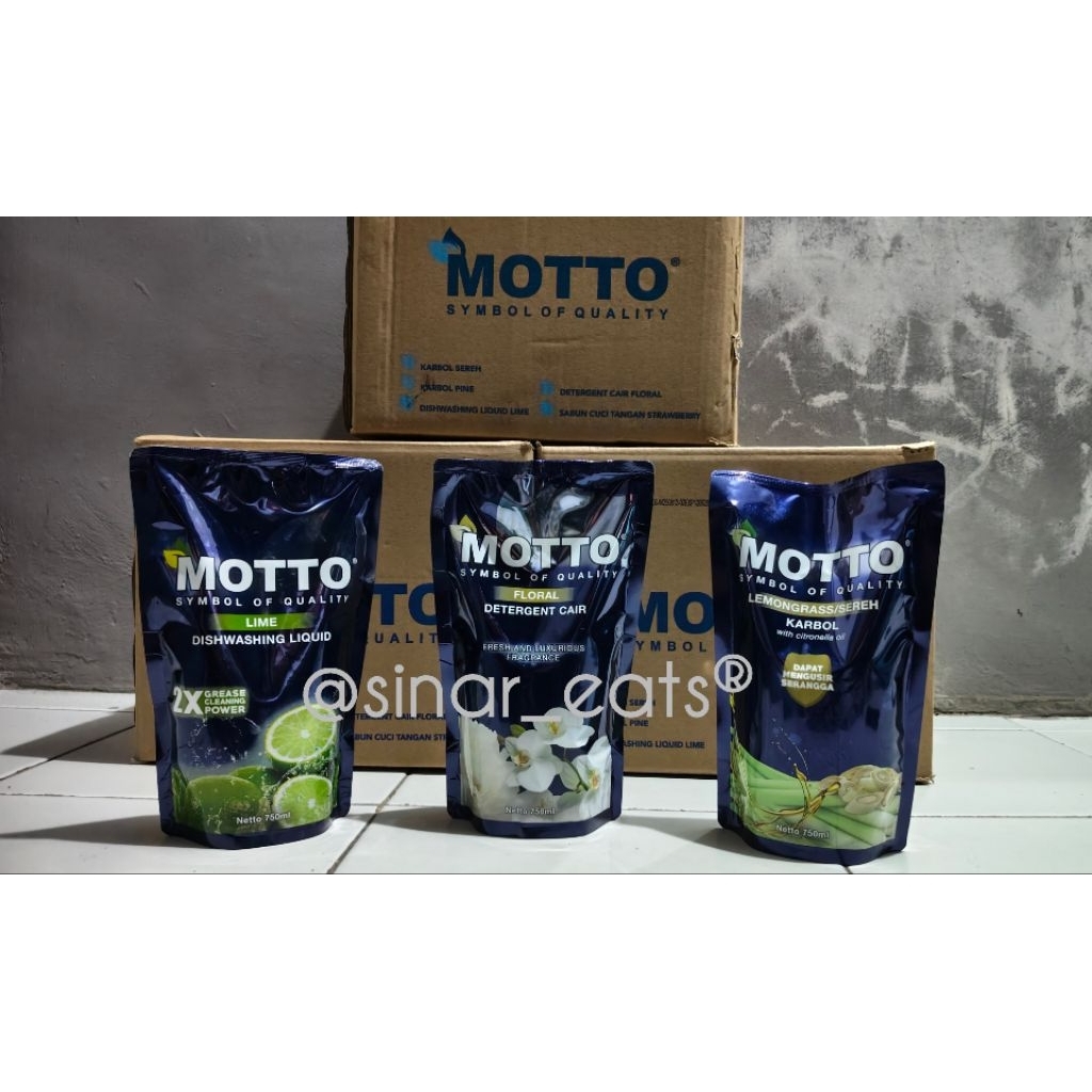 Detergent Karbol Sabun Cuci Piring MOTTO Cair 750 ML