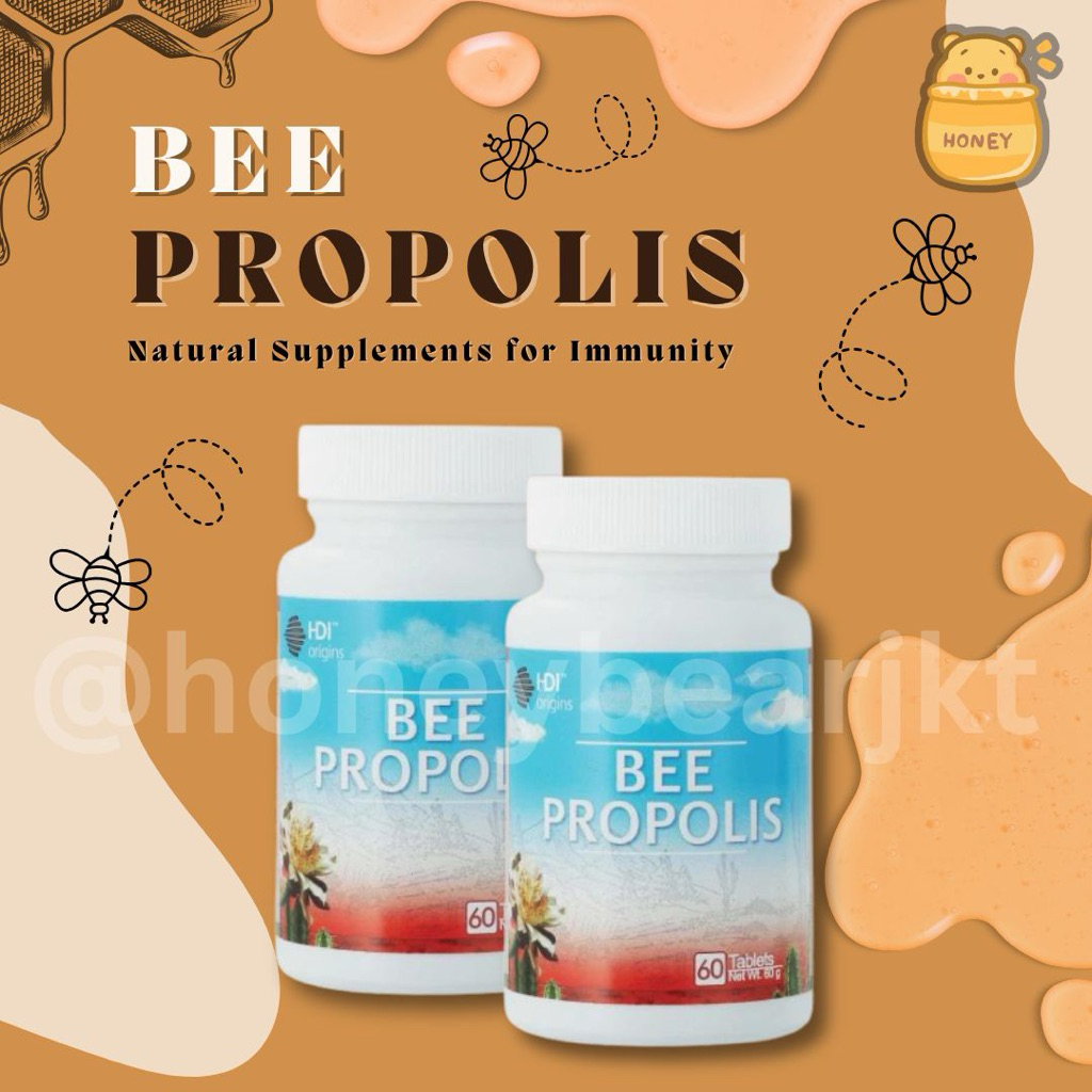 HDI bee propolis EXP 2027 / pollenergy / honey bee polens / vitamin tubuh